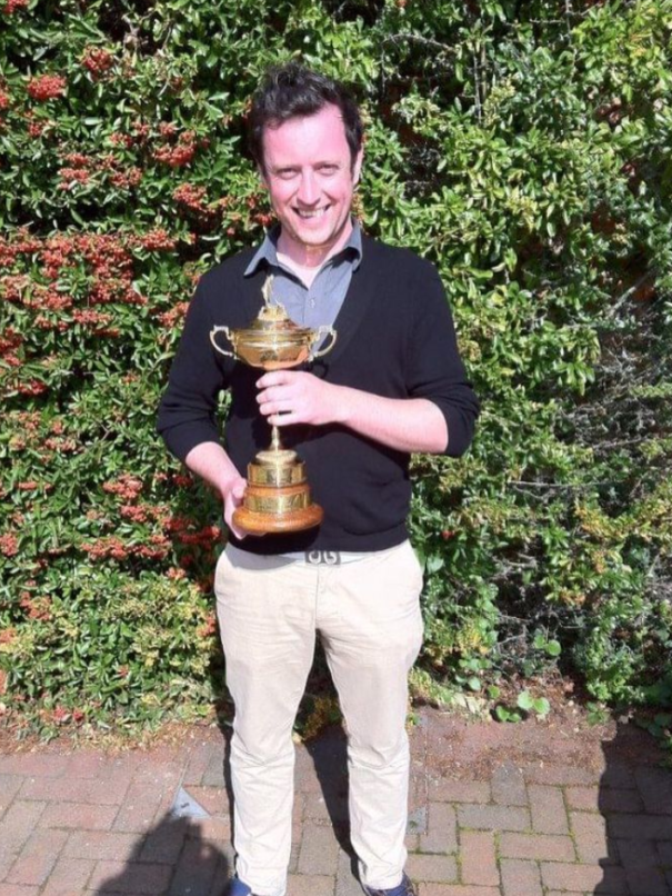Ian Davison at the Ryder Cup